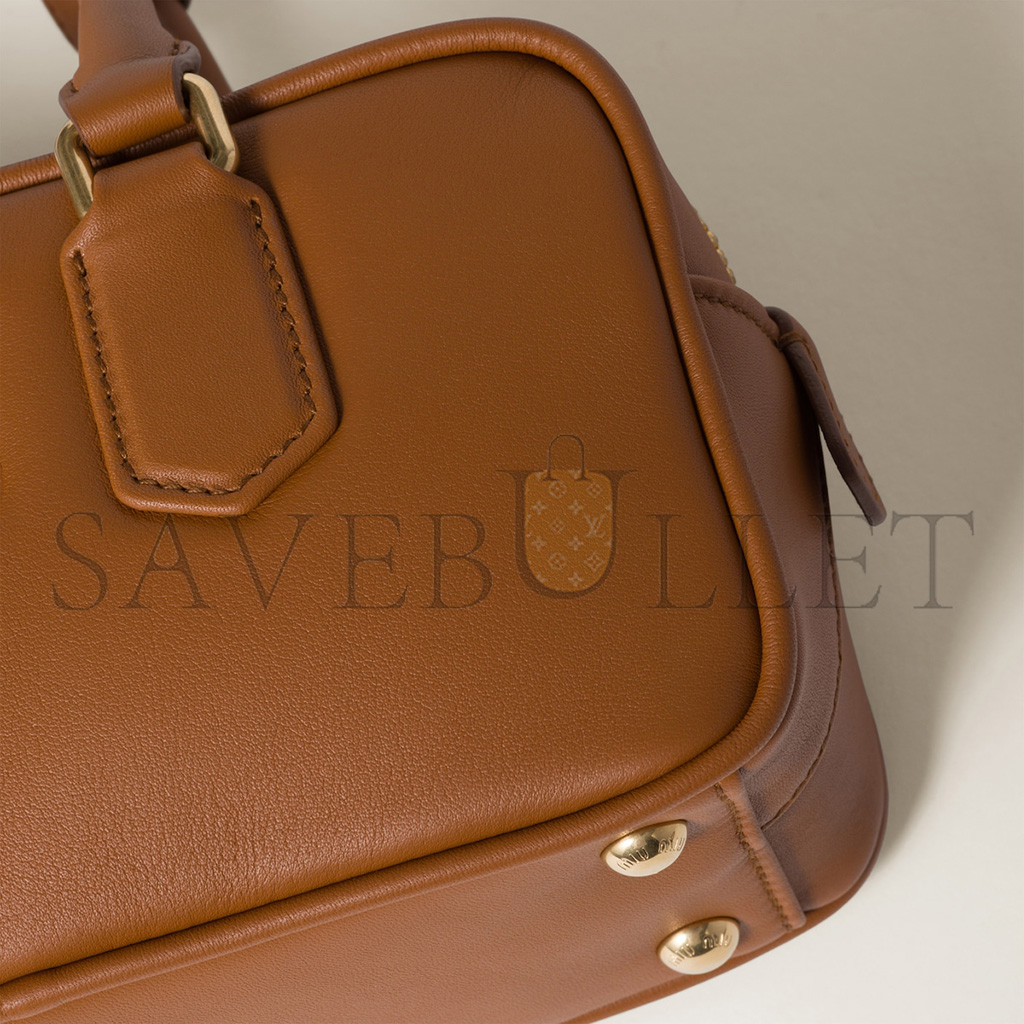 M1v M1v arcadie leather bag 5bb142 (22*10.5*7.5cm)